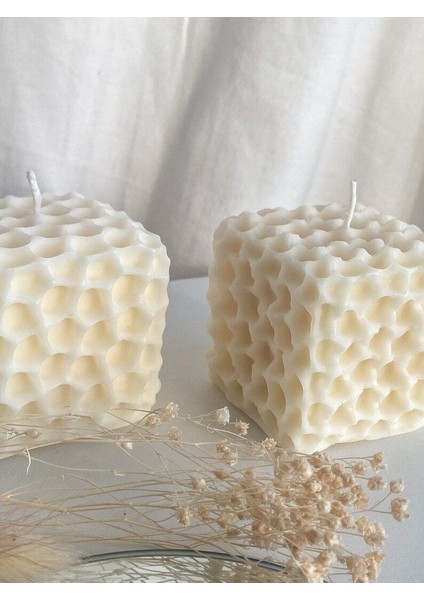 Dekoratif Kokulu Doğal Petek Mum Soya Wax