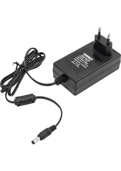 24 Volt - 1.5 Amper 5.5*2.5 Uçlu Priz Tipi Adaptör Kutusuz Yerli Üretim Adaptör Siyah