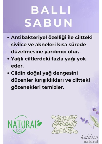 Ballı Şeffaf Transparan Sabun 90 G