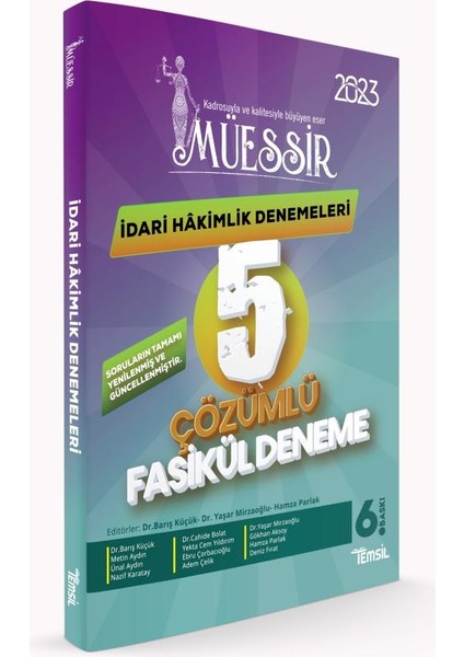 Müessir İdari Hakimlik Denemeleri - Çözümlü