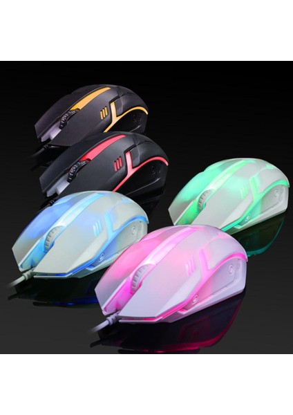 Oyun Kablolu 1600 Dpi Solunan Hafif Bilgisayar Fareleri Oyuncu Masaüstü Dizüstü Bilgisayar Pc Beyaz (Yurt Dışından) modelleri