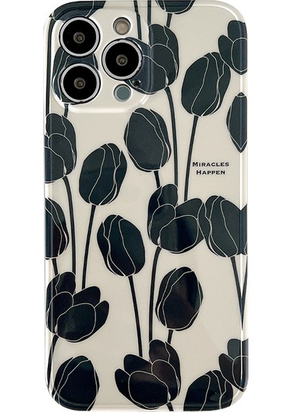 Iphone 14 Pro Için Umee Dark Tulip Telefon Kılıfı (Yurt Dışından)