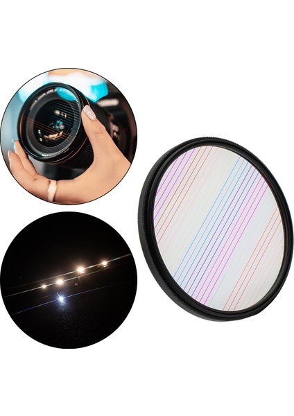 Video 82MM Rainbow Streak Için Dönerli Çizgi Filtresi (Yurt Dışından)