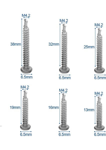 4,8X32 Ysb Matkap Uçlu Akıllı Vida 1 Paket 750 Adet