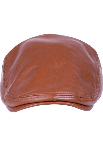 Leather | Erkek Deri Kasket Arakadan Lastikli Kasket Şapka fiyatları