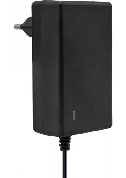 9 Volt 2 Amper Priz Tipi Plastik Kasa Adaptör 5.5*2.5 Uç Kutusuz Yerli Üretim Adaptör Siyah