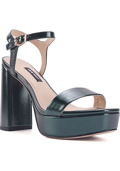 Nine West Moma2 3pr Yeşil Kadın Topuklu Sandalet