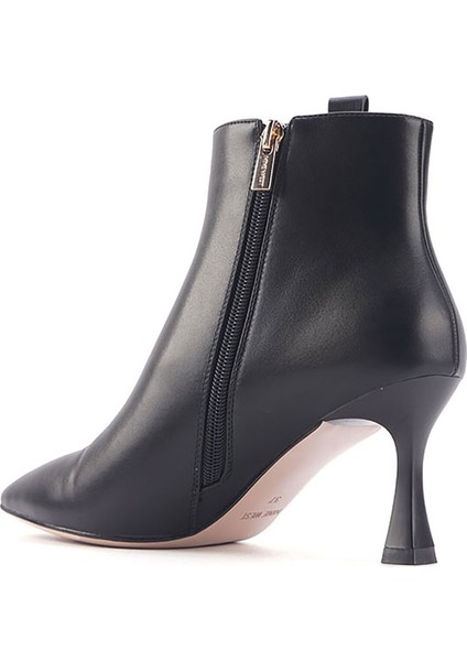 Obela 3pr Siyah Kadın Topuklu Bot modelleri