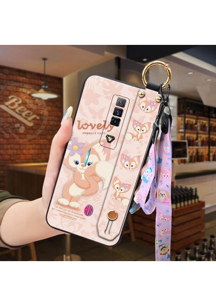 Telefon Kılıfı Zte Nubia Red Magic 7/7s Kordon Bileklikli Karikatür Telefon Kılıfı (Yurt Dışından)