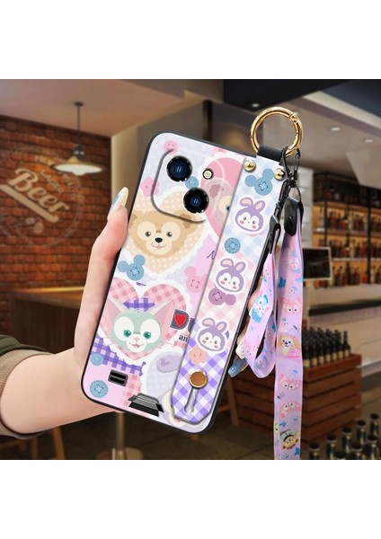 Telefon Kılıfı Oukitel WP20 Kordon Bileklikli Karikatür Telefon Kılıfı (Yurt Dışından)