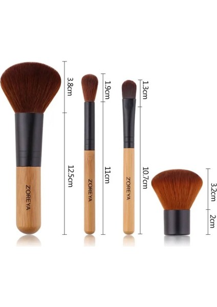 Bambu 4 Parça Mini Sehayat Makyaj Fırça Seti fiyatları