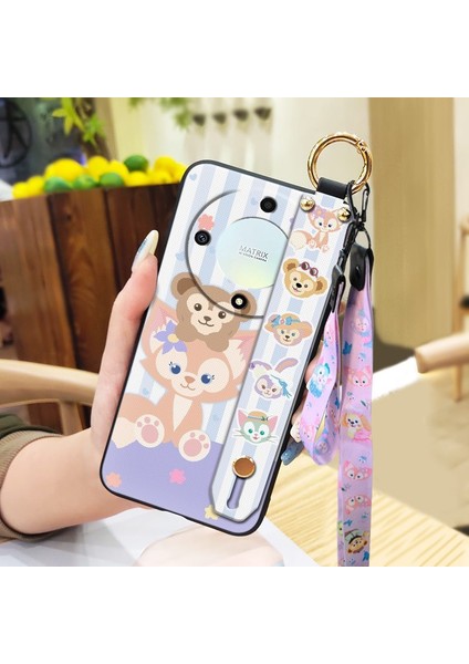 Telefon Kılıfı Huawei Honor X9A 5g/magic 5 Lite Kordon Bileklikli Karikatür Telefon Kılıfı (Yurt Dışından)