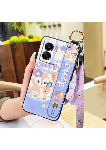 Telefon Kılıfı Oppo A77 5G/K10 5g Kordon Bileklikli Karikatür Telefon Kılıfı (Yurt Dışından)