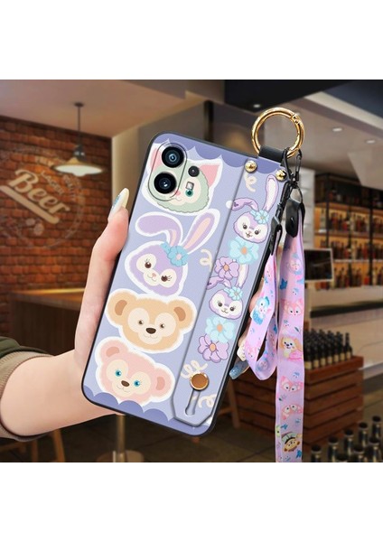 Telefon Kılıfı Nothing Phone1 Kordon Bileklikli Karikatür Telefon Kılıfı (Yurt Dışından)