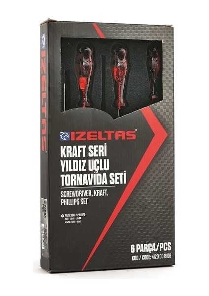 Kraft Tornavida Seti 6 Parça