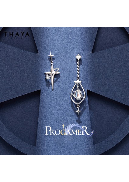 Küpe Thaya Moda Kadın Damla Küpe Asimetrik Sallanan Küpe Kadınlar Için 2023 Trend Gümüş Iğne Nişan Güzel Takı (Yurt Dışından) fiyatları