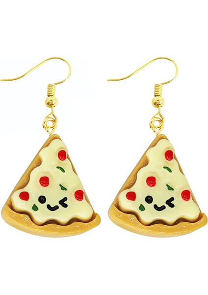 Stil 2 Küpe Kadın Kızlar Için Sevimli Gıdalar Hamburg Pizza Tavuk Bacağı Şeker Şişesi El Yapımı Şeker Çocuklar Komik Reçine (Yurt Dışından) modelleri