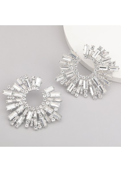 EH12782JS Jıjıawenhua Yeni Trend Kadın Parlak Rhinestone Damla Küpe Modern Kızın Moda Takı Aksesuarları Sıcak Satış (Yurt Dışından) indirimleri