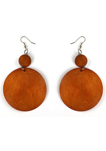 Stil 5 Çeşitli Vintage Geometrik Daire Ahşap Damla Küpe Kadınlar Için Bohemian Etnik Ahşap Dangle Bildirimi Küpe Takı (Yurt Dışından) indirimleri
