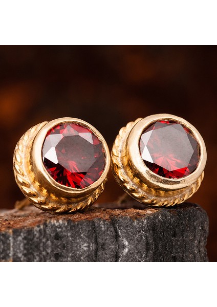 Yakut Taşlı Otantik Kadın Küpe fiyatları