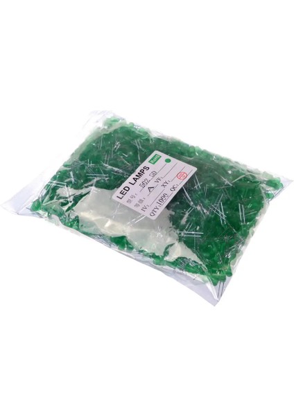 5 mm Yeşil LED - 1000 Adet