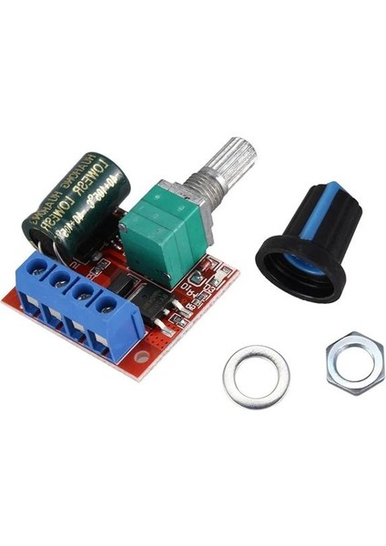90W 5A Dc Motor Motor Sürücü 4.5-35V Dimmer Modül
