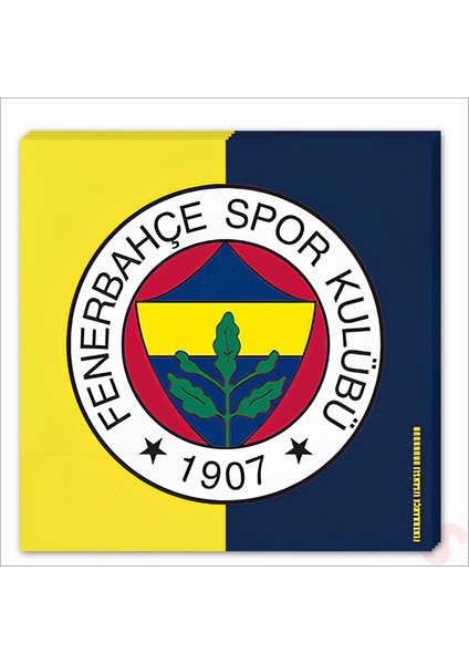 Fenerbahçe Peçete, 33CM x 33CM - 16 Adet