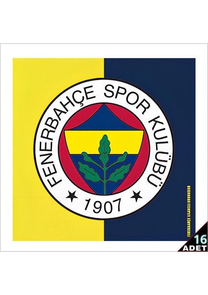 Fenerbahçe Peçete, 33CM x 33CM - 16 Adet fiyatları