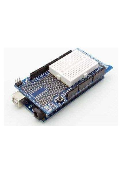 Arduino Mega 2560 R3 Mini Breadboardlu Proto Shield Kiti