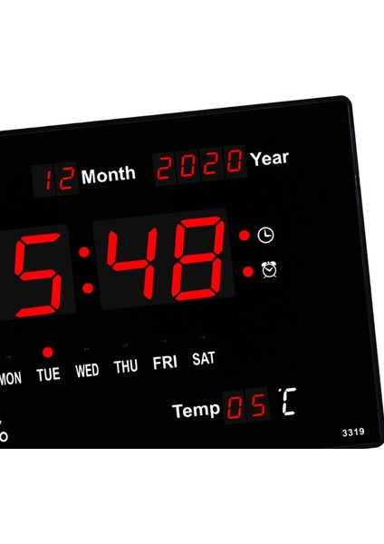 Dijital Elektronik Takvim Icı Alarm Sıcaklıöstergesi (Yurt Dışından)