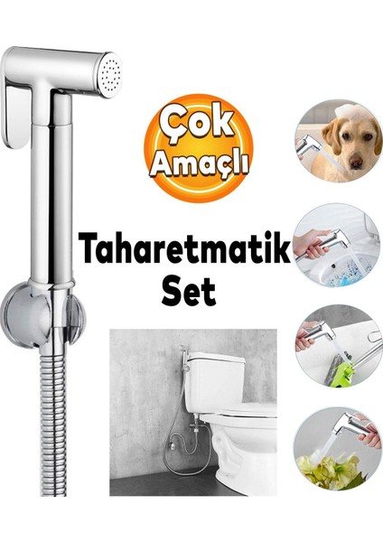 Dora Ara Musluk Filtreli Tuvalet Wc Banyo Klozet Bide Taharet Musluğu Bebek Hayvan Oto Yıkama Çeşme