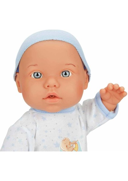 Bebelou Yemek Zamanı Sesli Bebek Seti 35 Cm. Mavi