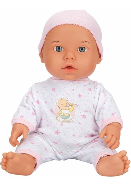 Dollz'n More Bebelou Yemek Zamanı Sesli Bebek Seti 35 Cm. - Pembe