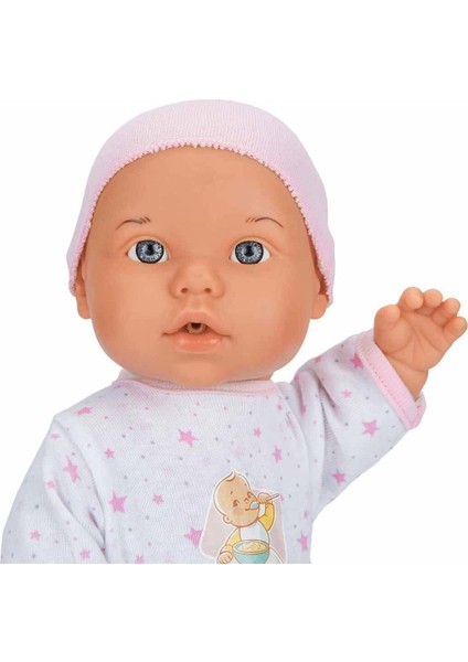 Dollz'n More Bebelou Yemek Zamanı Sesli Bebek Seti 35 Cm. - Pembe