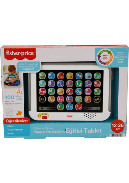 Eğlen&Öğren yaş ve üzeria Göre Gelişim Eğitici Tablet (Türkçe), 12 - 36 aylık, CLK64