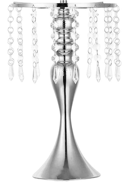 Kristal Püskül Mum Yol Centerpiece Süsleme Bh 33 Cm- 33 Cm B (Yurt Dışından)