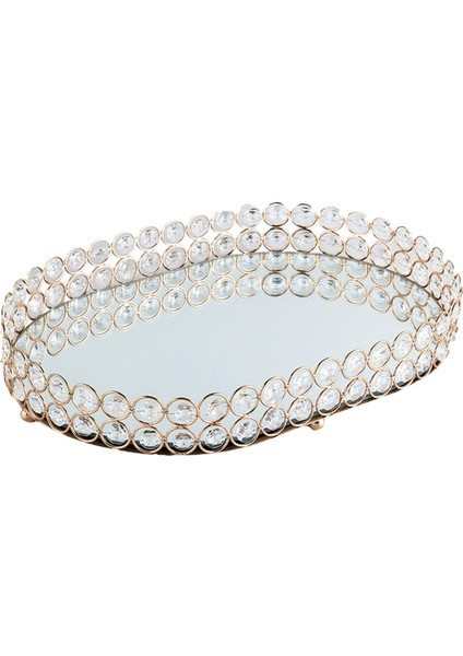 Vanity Irror Tepsisi Dekoratif Takı Akeup Tepsi Düğün Dekor M (Yurt Dışından) fiyatları