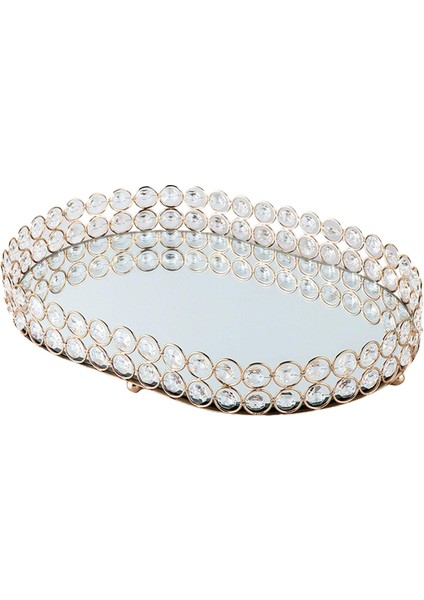 Vanity Irror Tepsisi Dekoratif Takı Akeup Tepsi Düğün Dekor M (Yurt Dışından) fırsatları