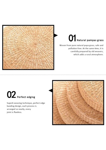 El Işi Koltukık Kalın Pouf Tatamiık Ev Dekor 40X40 Cm (Yurt Dışından) indirimleri