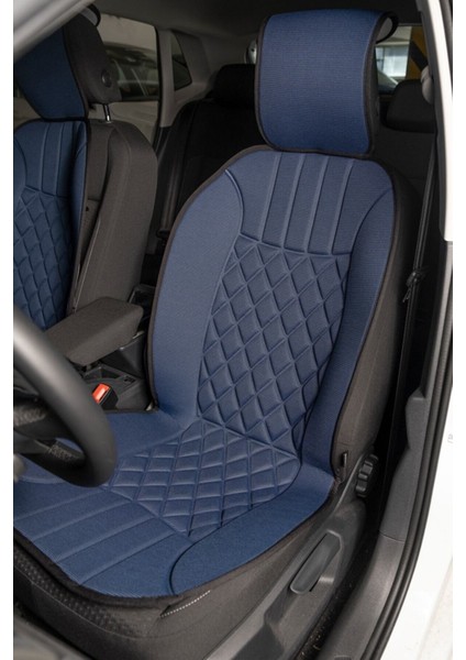 Volvo 850 Uyumlu Oto Koltuk Minderi Elegance Model Ön 2'li Set Mavi Fs