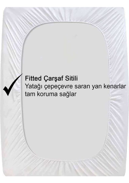 %100 Pamuklu Full Kenar Fitted Sıvı Geçirmez Bebek, Kreş Anaokulu Alezi ve Çocuk Yatak Koruyucu Alez 70x140