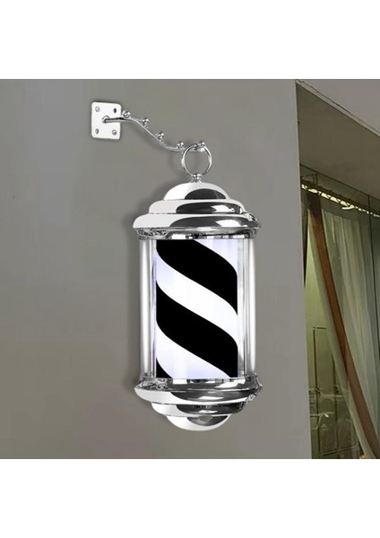 Berber Direği Işık Dönen Kuaför Salonu Burcu Işık Duvara Montaj Kapalı 32 Cm Siyah Beyaz (Yurt Dışından) fırsatları
