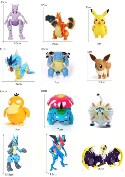 Threemb Toys Pokemon Orijinal Lisanslı Elf Topu 6'lı Kutulu Set - 1