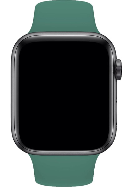 Watch 2 3 4 5 6 7 8 9 Se 38 40 41MM Uyumlu Spor Silikon Kordon Çam Yeşil Kayış modelleri