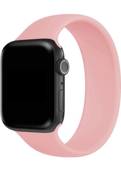 Watch 2 3 4 5 6 7 8 9 Se 42 44 45 49MM Uyumlu Solo Loop Silikon Kordon Pembe Small Beden fiyatları