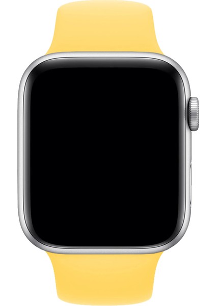 Watch 2 3 4 5 6 7 8 9 Se 42 44 45 49MM Uyumlu Spor Silikon Kordon Pastel Sarı modelleri