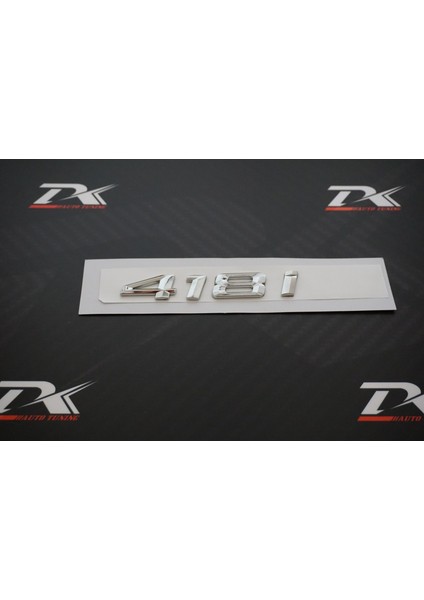 Bmw 418I Bagaj Krom Metal 3m 3D Yazı Logo indirimleri