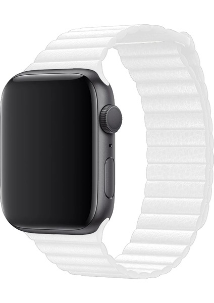 Watch 2 3 4 5 6 7 8 9 Se 42 44 45 49MM Uyumlu Klasik Deri Kordon Beyaz Kayış fiyatları