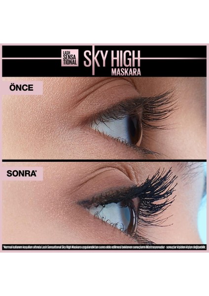 Maybelline New York Lash Sensational Sky High Suya Dayanıklı Waterproof Maskara