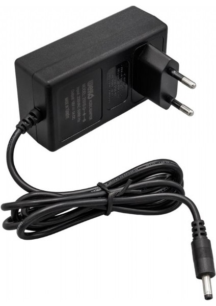 18 Volt - 1 Amper 3.5*1.35 Uçlu Plastik Kasa Priz Tipi Adaptör Yerli Üretim Adaptör Siyah